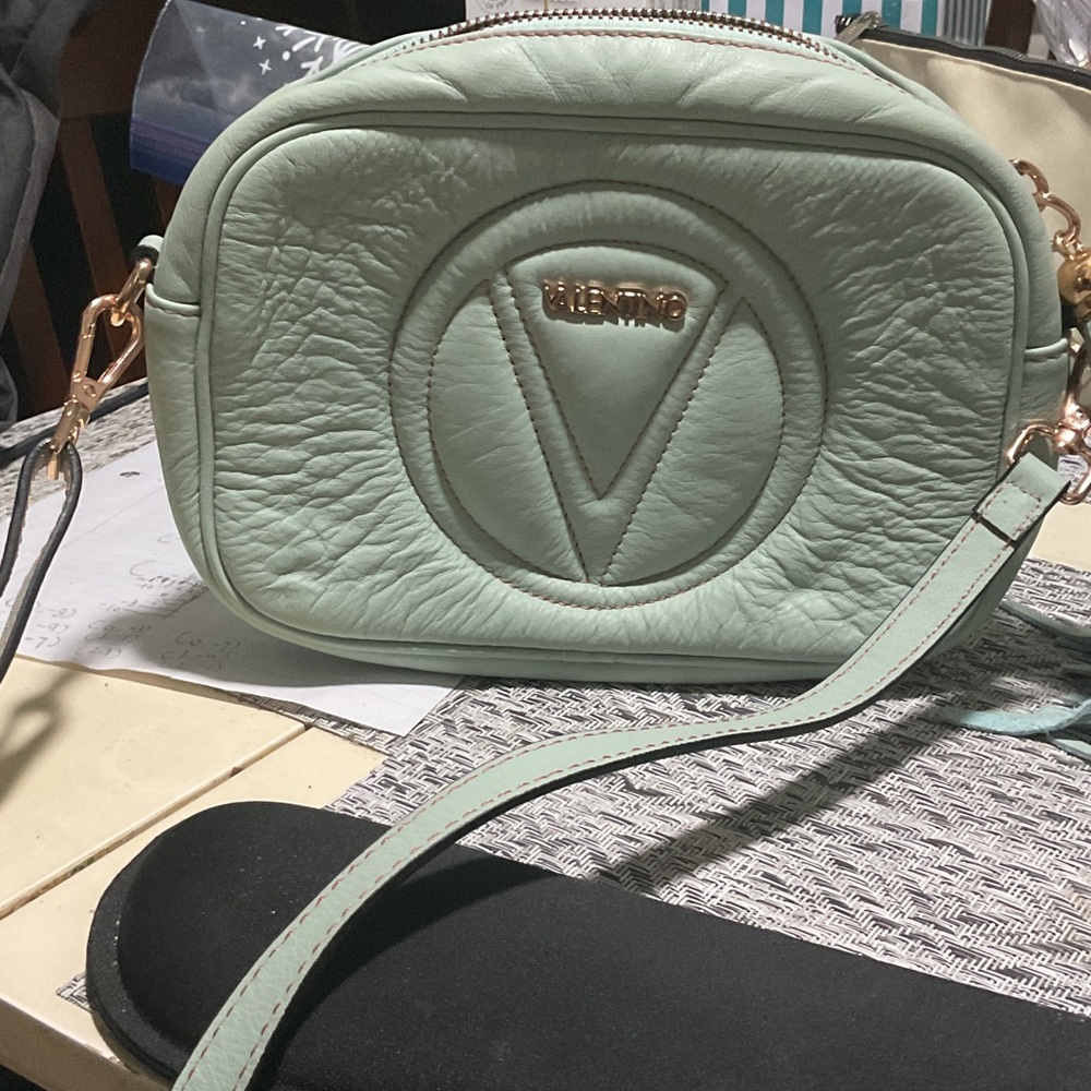 Valentino by Mario Valentino Light Green Crossbody Bag